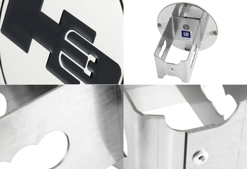 Hummer H3 Logo Stainless Steel Hitch Cover Cap Plug Chrome for 2" Trailer Tow Receiver - Image 2