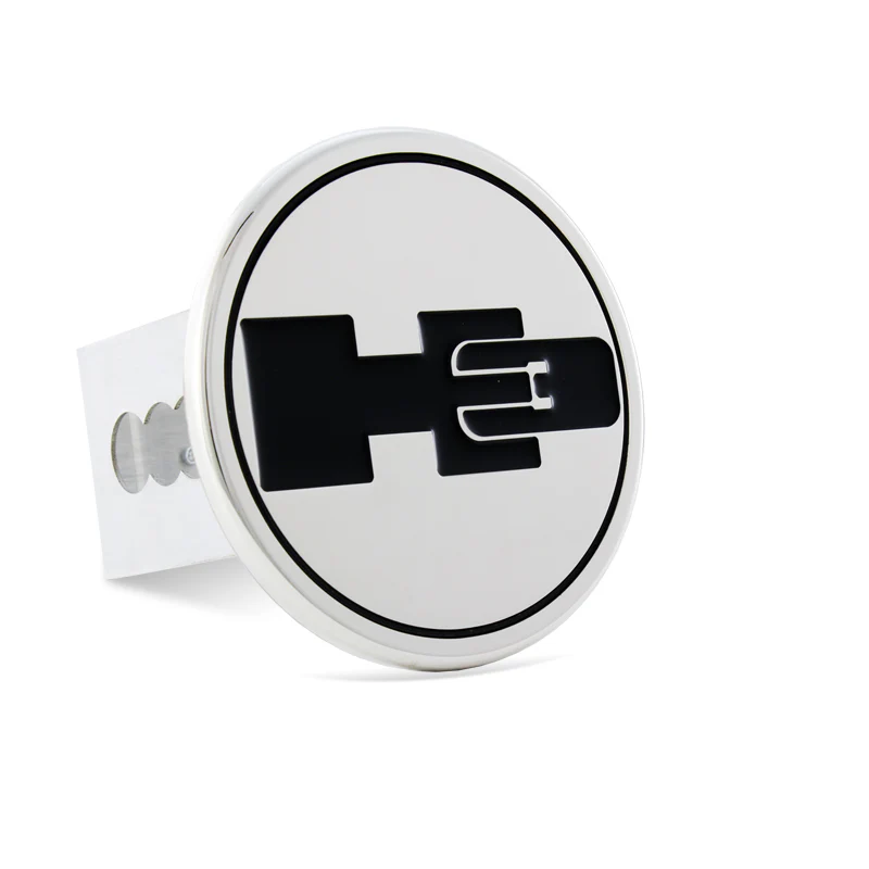 Hummer H3 Logo Stainless Steel Hitch Cover Cap Plug Chrome for 2" Trailer Tow Receiver - Image 5