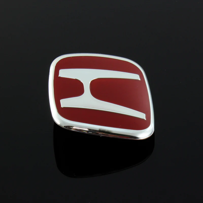 JDM Honda Set Red H Emblem For Steering Wheel JDM J'S TYPE B 50MM X 40MM with Logo Keychain Metal Key Ring - Image 6