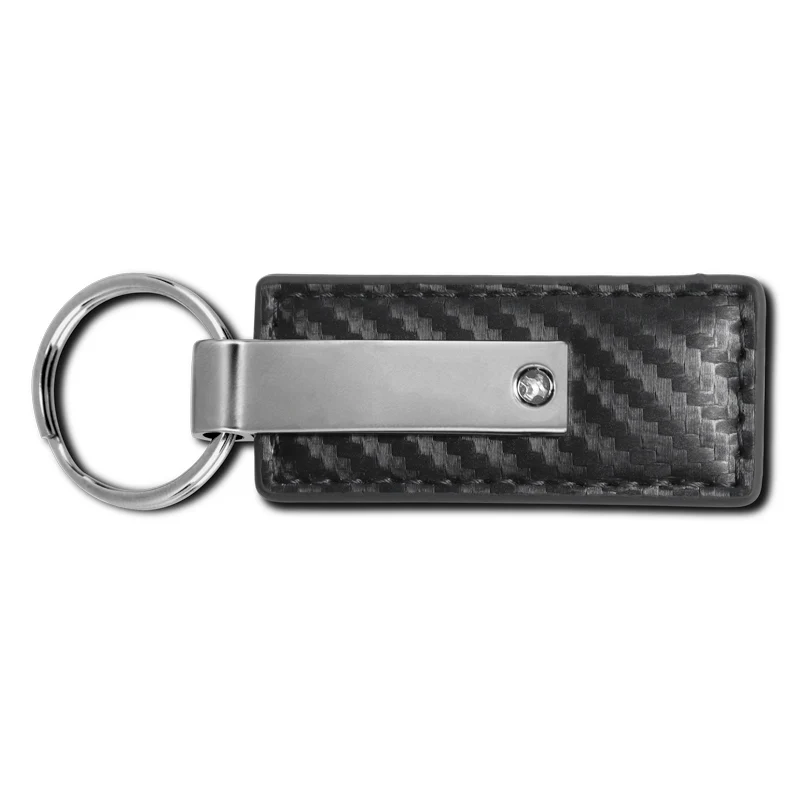 Jeep Gladiator Carbon Fiber Leather Key Fob Key Chain Ring OFFICIAL LICENSED Au-Tomotive Gold - Image 5
