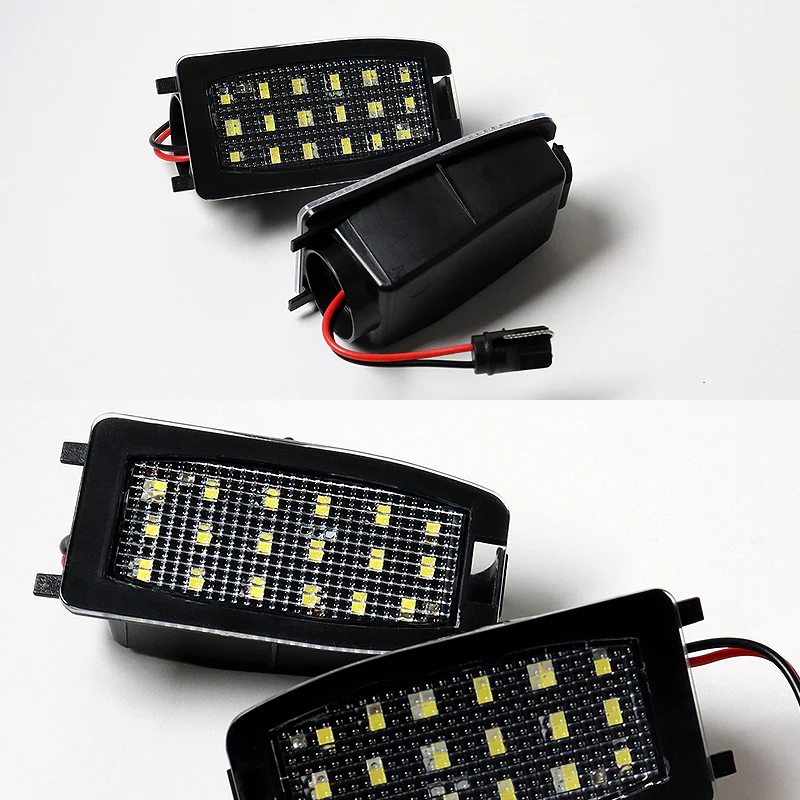 Land Rover Set of White LED Under Side Mirror Puddle Lights with Grille Badge Illuminated Emblem - Image 7