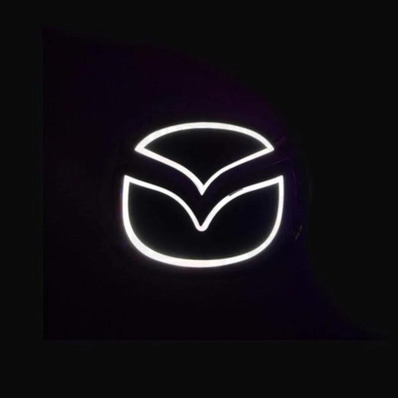 Mazda MazdaSpeed White 5D LED Car Tail Logo Badge Emblem Light Lamp For Mazda8 CX7 Mazda3 Mazda2 - Image 3