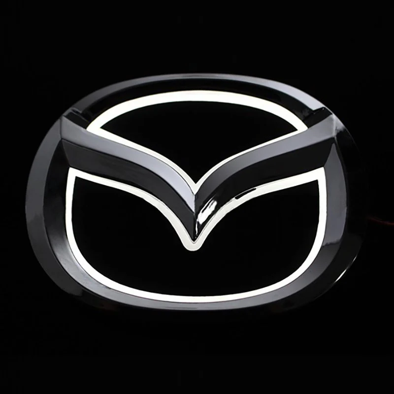 Mazda MazdaSpeed White 5D LED Car Tail Logo Badge Emblem Light Lamp For Mazda8 CX7 Mazda3 Mazda2 - Image 4