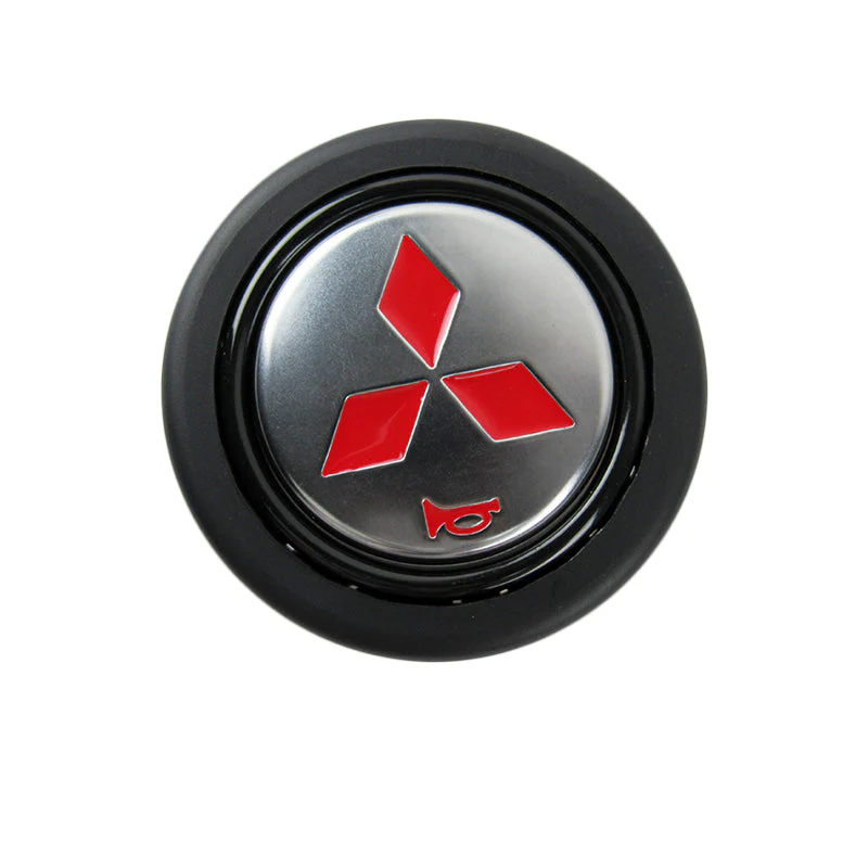 MITSUBISHI RALLIART Set Carbon Fiber Style Quality Leather Car Steering Wheel Cover with Badge Red Logo Horn Button - Image 9