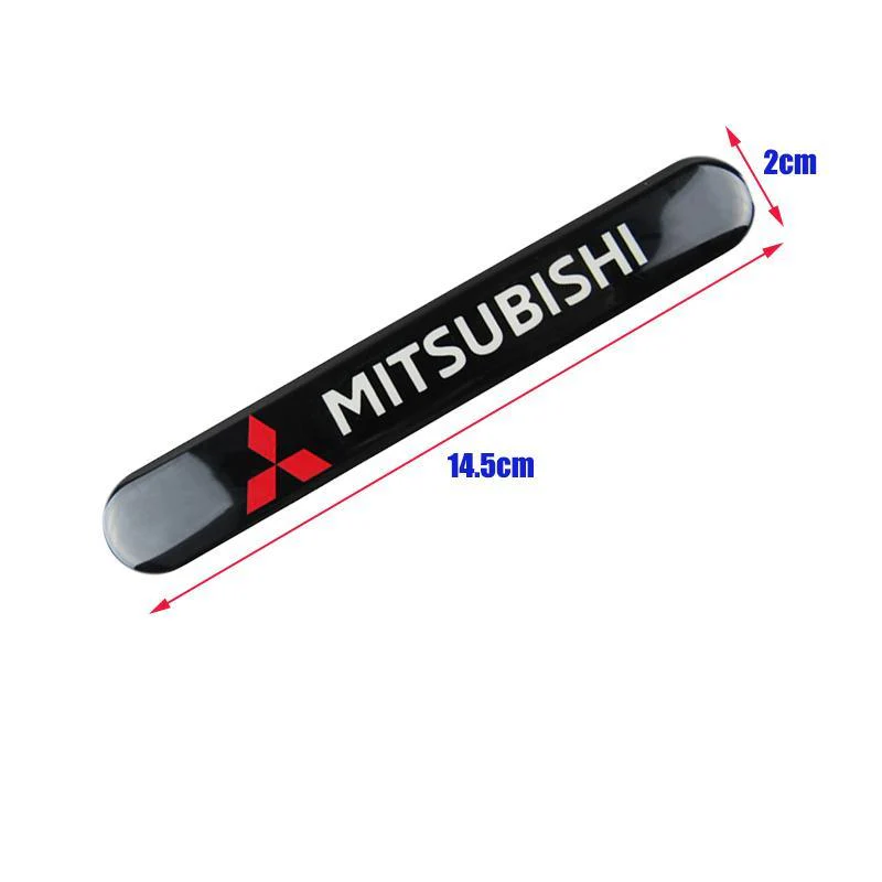 MITSUBISHI Set LOGO Emblems with Silver Ralliart Keychain Tire Wheel Valves Air Caps - US SELLER - Image 5