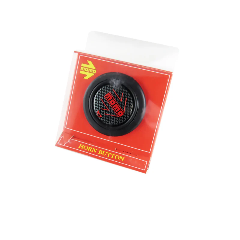 MOMO gloss black/Carbon Steering Wheel Horn Button Sport Competition Tuning 59mm - Image 5
