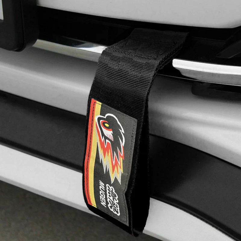 NEO CHROME FOR MUGEN RACING HIGH STRENGTH TOW TOWING STRAP HOOK FOR HONDA BUMPER - Image 2