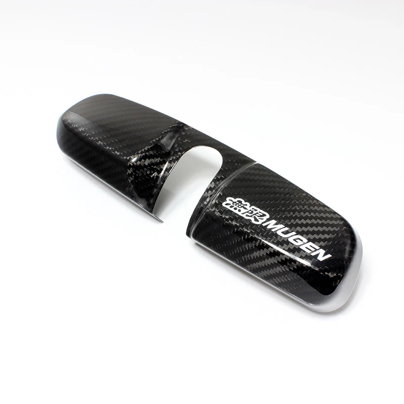 REAL Carbon Fiber Mirror Cover For Honda FIT GD1 GD2 LIFE JB5 JB6 MOBILIO MUGEN - Image 4