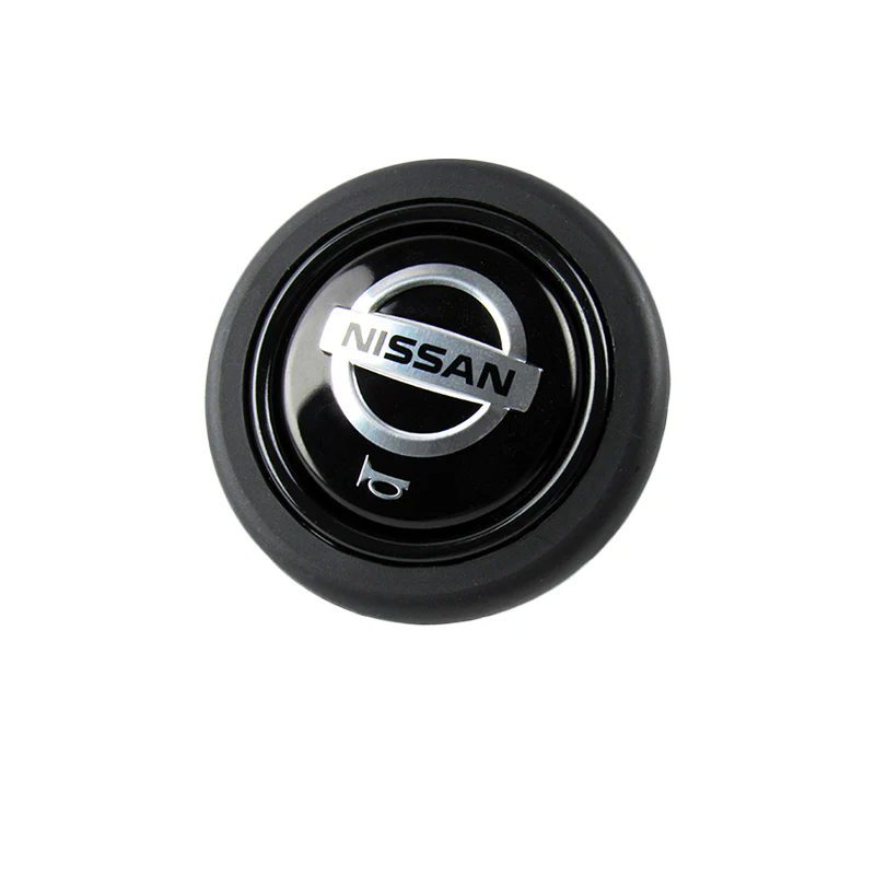 NISSAN Set New Faux Leather 15" Diameter Car Auto Steering Wheel Cover with Logo Horn Button - Image 8