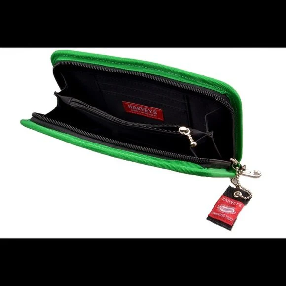 Green Takata FD Men Women Wallet Card Money Cash Holder Drift JDM Drift Harness with Harveys Logo X1 NEW - Image 2