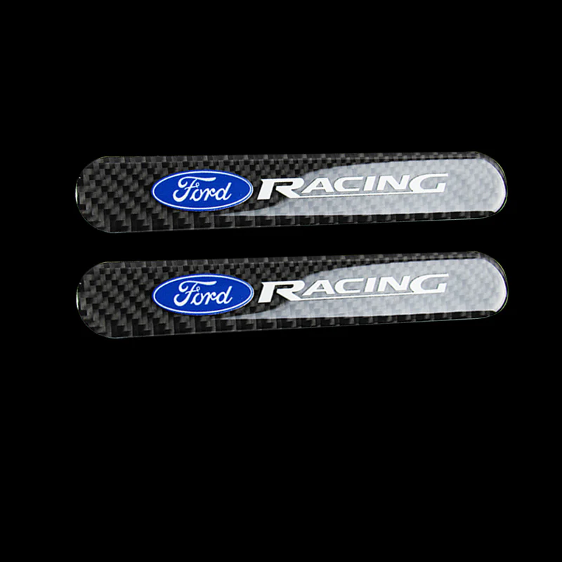 Ford Racing ST Set LOGO Emblems with Silver Tire Wheel Valves Air Caps Keychain - US SELLER - Image 4