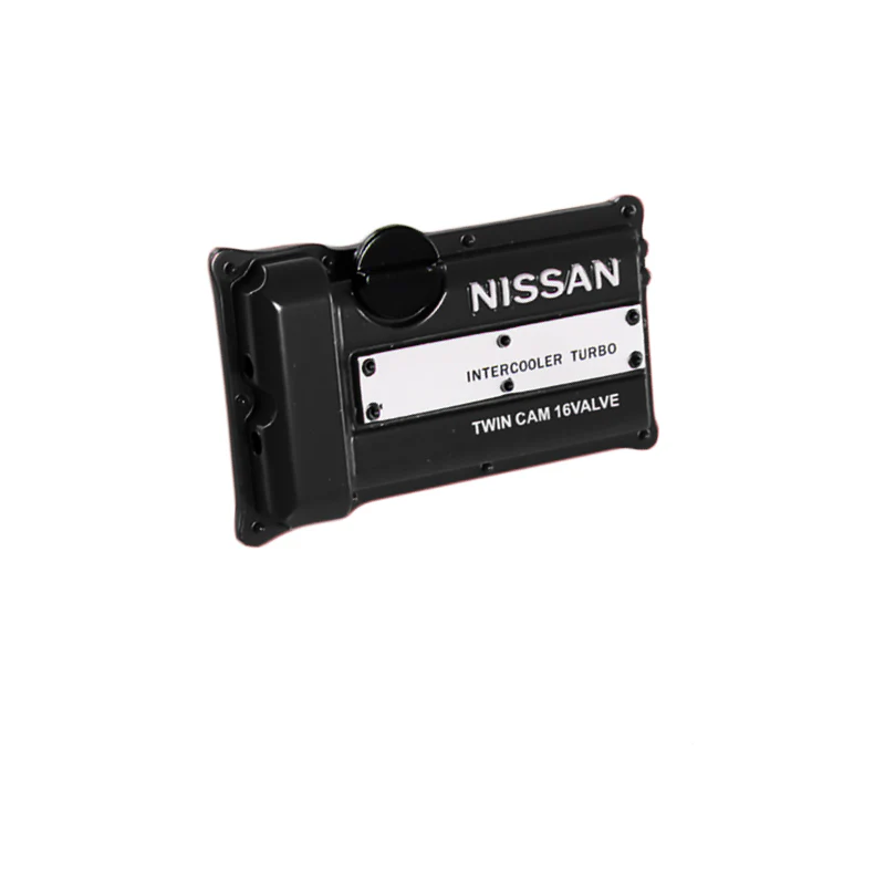 NISSAN Stainless Steel Engine Valve Cover Black Car Vent Clip Air Freshener Kit - COLOGNE Scent - Image 7