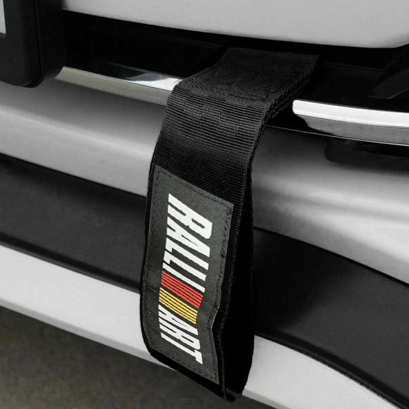 RALLIART MITSUBISHI RACING Drift Rally Sports NEO CHROME HIGH STRENGTH Tow Strap for Front / Rear Bumper - Image 7