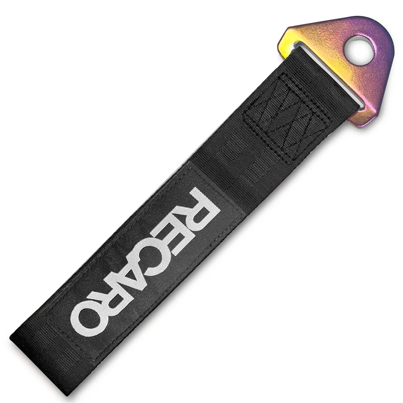 RECARO RACING Drift Rally Sports NEO CHROME HIGH STRENGTH Tow Strap for Front / Rear Bumper - Image 10