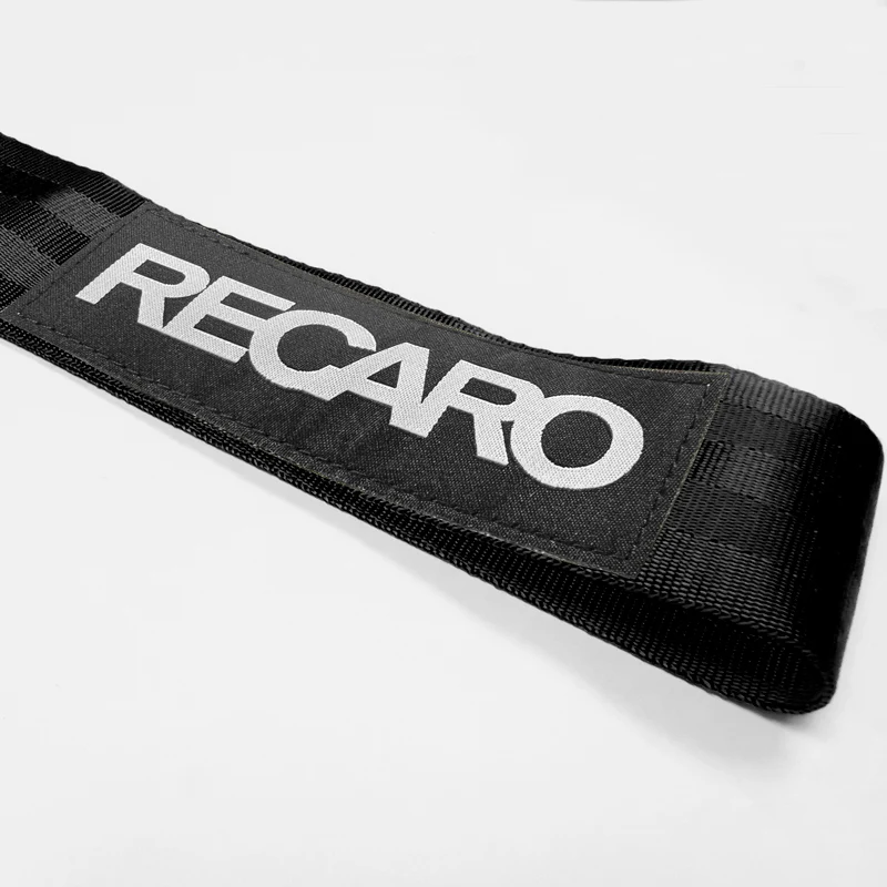 RECARO RACING Drift Rally Sports NEO CHROME HIGH STRENGTH Tow Strap for Front / Rear Bumper - Image 4