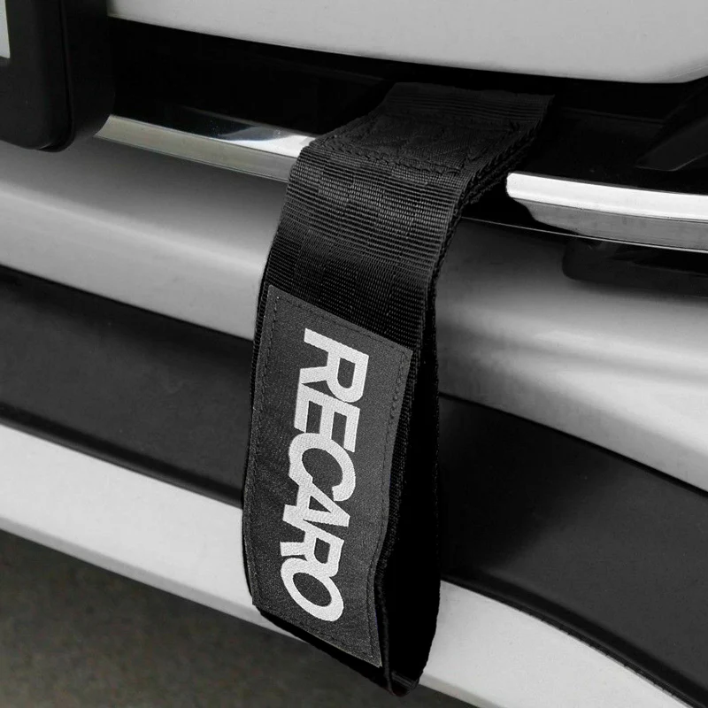 RECARO RACING Drift Rally Sports NEO CHROME HIGH STRENGTH Tow Strap for Front / Rear Bumper - Image 9