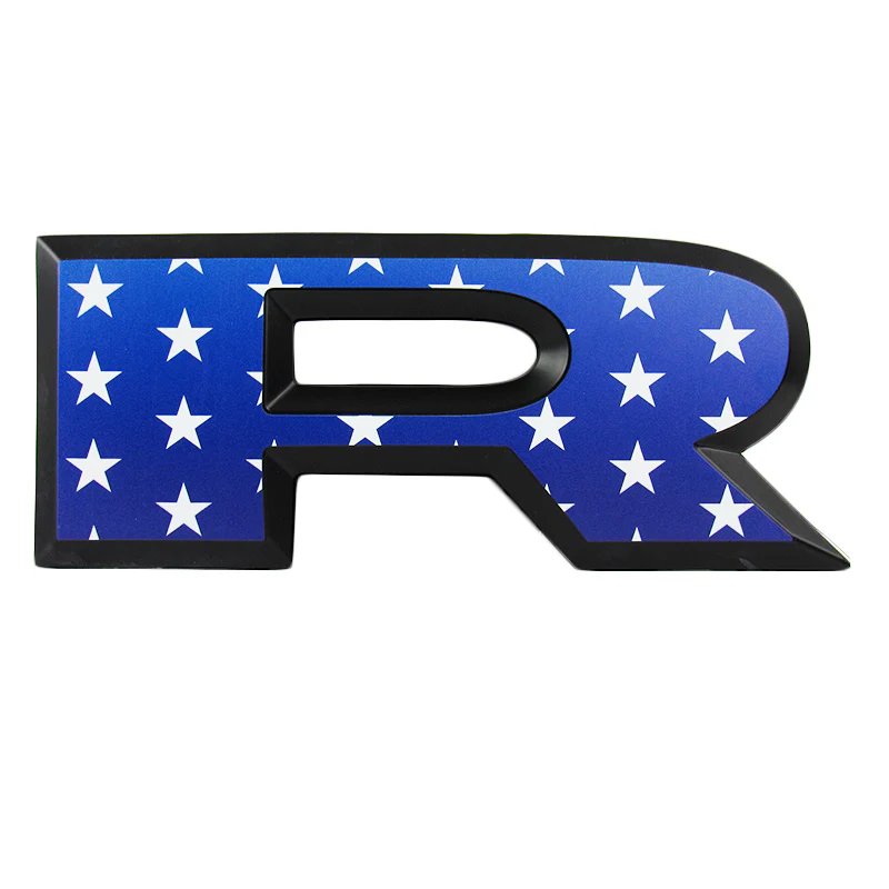 Set of RAM 3D Letter Logo Car Tailgate Emblem Flag Pattern Badge Sticker for 1500 Rear Trunk 2015 2016 2017 2018 - Image 2