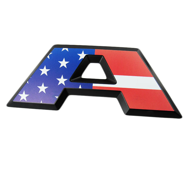 Set of RAM 3D Letter Logo Car Tailgate Emblem Flag Pattern Badge Sticker for 1500 Rear Trunk 2015 2016 2017 2018 - Image 3