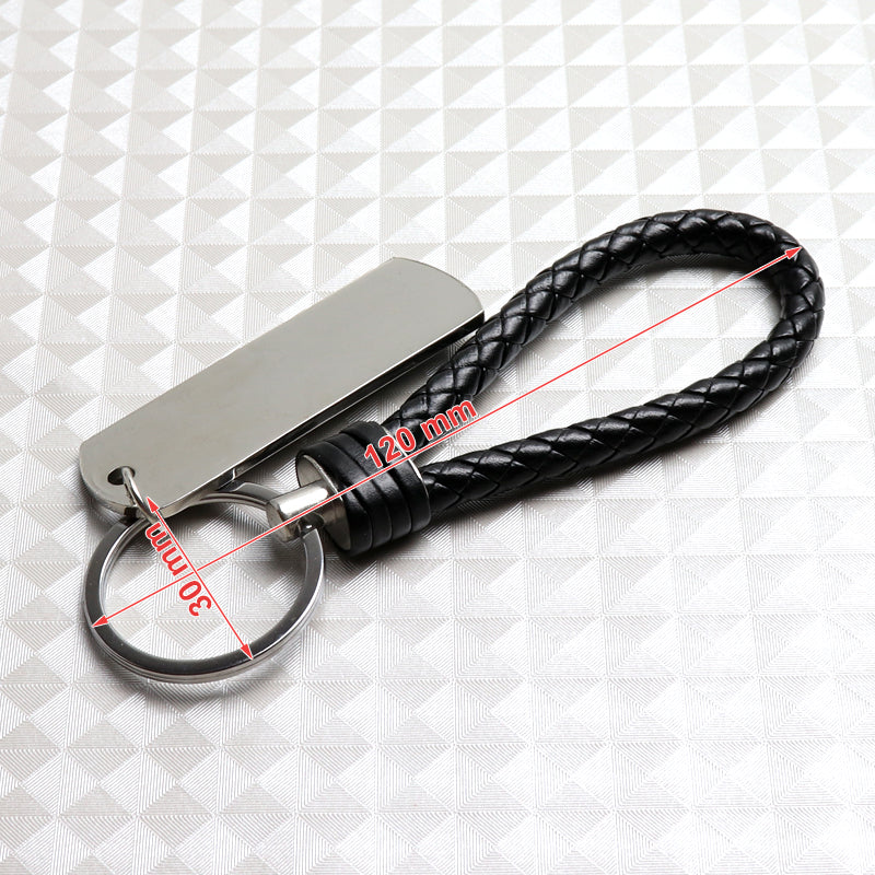 Supreme3M Set Blue Embroidered Logo Seat Belt Covers with Metal Pendant with Calf Leather Keychain For Honda Toyota - Image 5