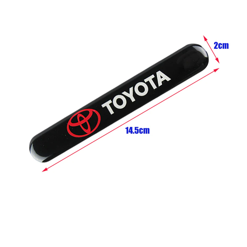 Toyota Set LOGO Emblems with Wheel Tire Valves Black Air Caps Keychain - US SELLER - Image 5