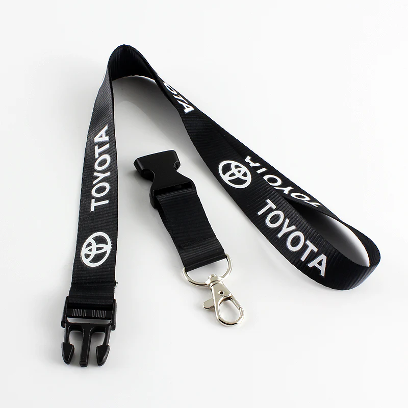 Toyota Black Set Genuine Leather 15" Diameter Car Auto Steering Wheel Cover with Keychain Lanyard - Image 12