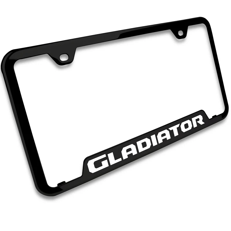 Au-Tomotive Gold for JEEP GLADIATOR Stainless Steel Laser Etched License Plate Frame - GF.GLAD.EB - Image 2