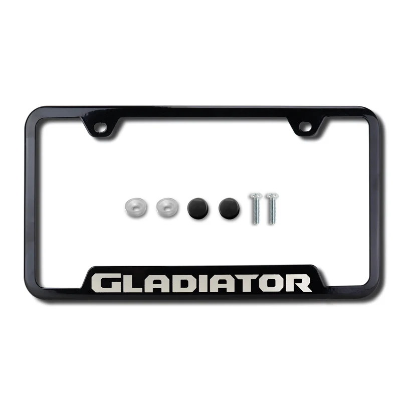 Au-Tomotive Gold for JEEP GLADIATOR Stainless Steel Laser Etched License Plate Frame - GF.GLAD.EB - Image 4