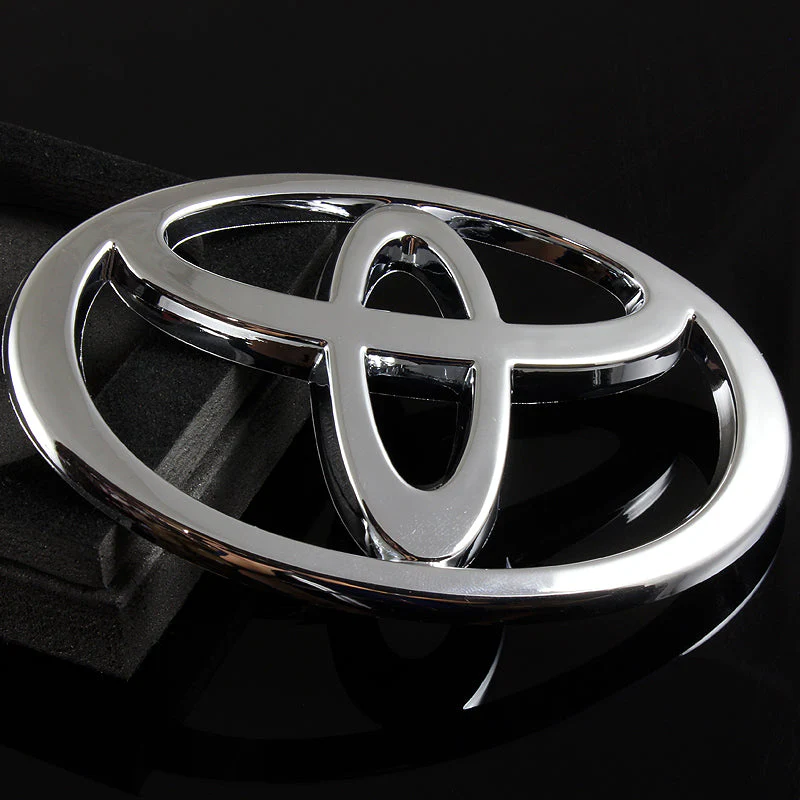 Toyota Set Keychain Lanyard with Chrome Front Grille Emblem for 2002-2004 Toyota Camry / 2002-2009 Toyota MATRIX - Image 2
