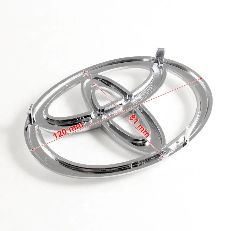 Toyota Set Keychain Lanyard with Chrome Front Grille Emblem for 2002-2004 Toyota Camry / 2002-2009 Toyota MATRIX - Image 3