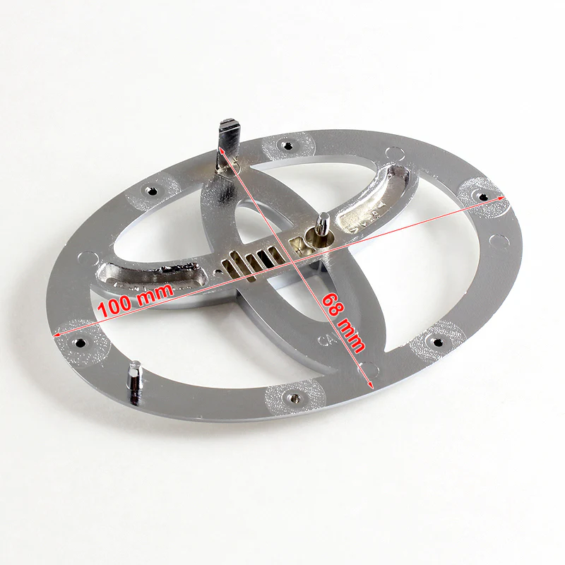Toyota Set Keychain Lanyard with Chrome Rear Trunk Emblem for 02-06 Toyota Camry / 03-08 Toyota Corolla - Image 6