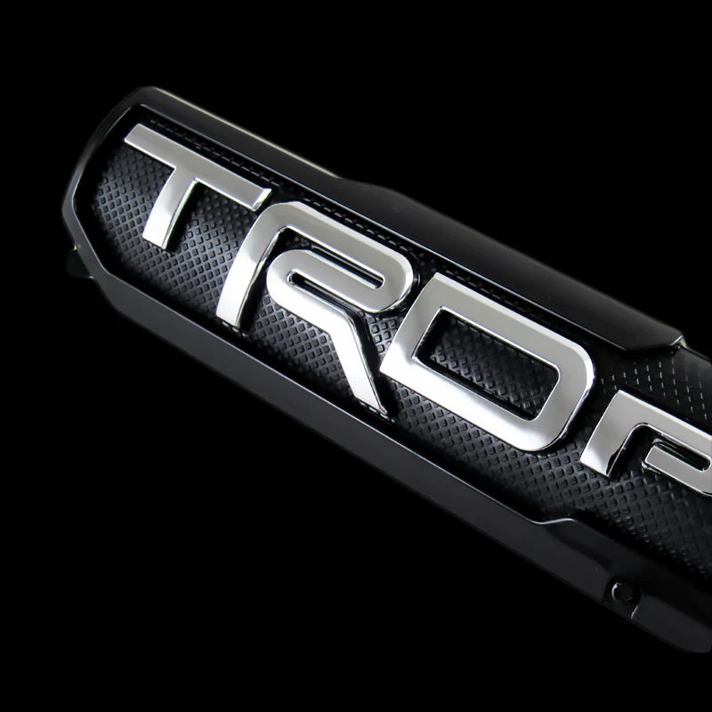 TRD PRO Toyota Tacoma OEM 3D ABS Molded Nameplate Emblem Badge with Keychain - Image 10