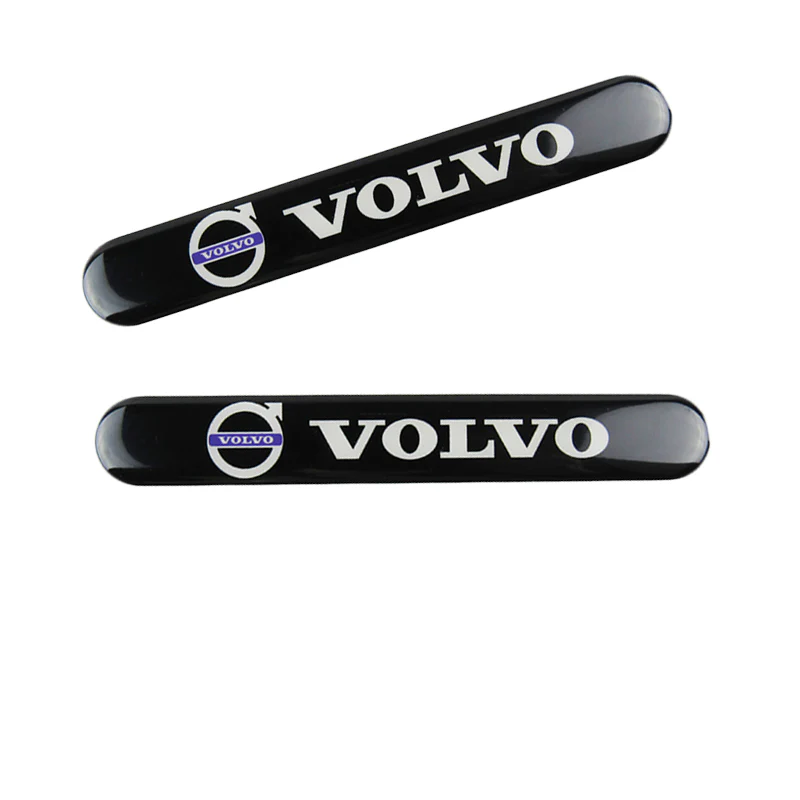 VOLVO LOGO Set Emblems with Black Tire Valves Wheel Air Caps Keychain - US SELLER - Image 8