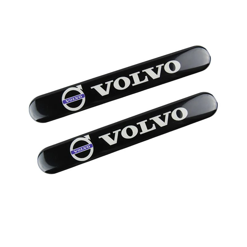 VOLVO Set LOGO Emblems with Silver Tire Valves Wheel Air Caps Keychain - US SELLER - Image 8