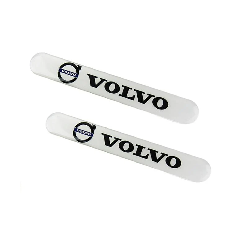 VOLVO LOGO Set Emblems with Black Wheel Tire Valves Air Caps Keychain - US SELLER - Image 4