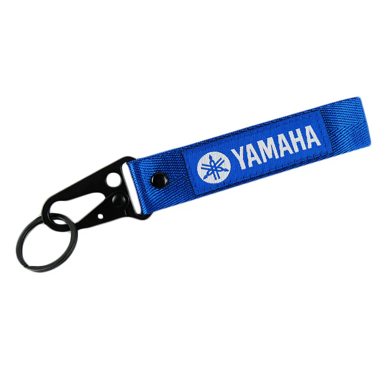 YAMAHA Racing Set of Black/Blue Biker Keychain Lanyard Motorcycle Key chain Strap Tag - Image 6