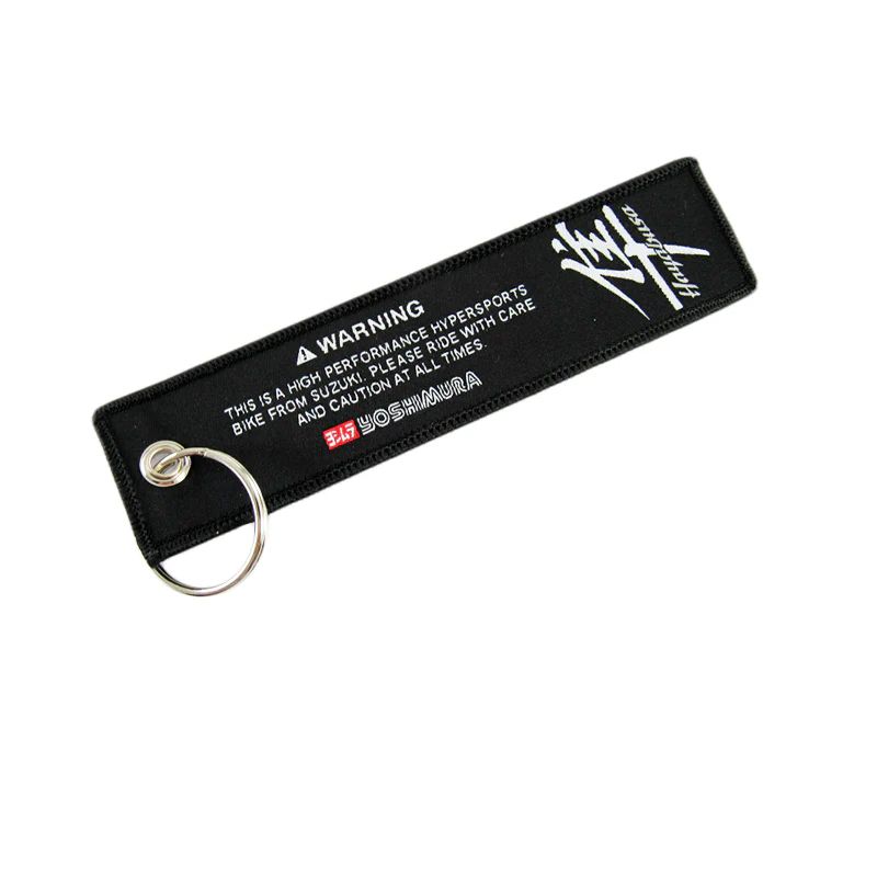 GSX1300R YOSHIMURA SUZUKI Keychain Fabric Strap Keyring Motorcycle Key Chain Gift GSXR 2pcs - Image 4