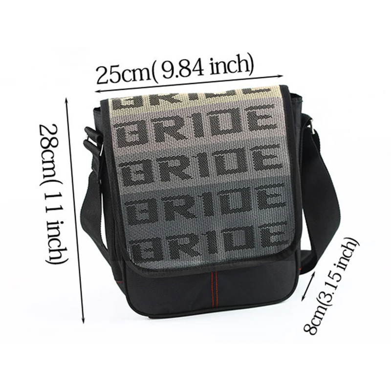 Bride Gradation Cloth Shoulder Bag with Takata Black Harness Strap - Image 6
