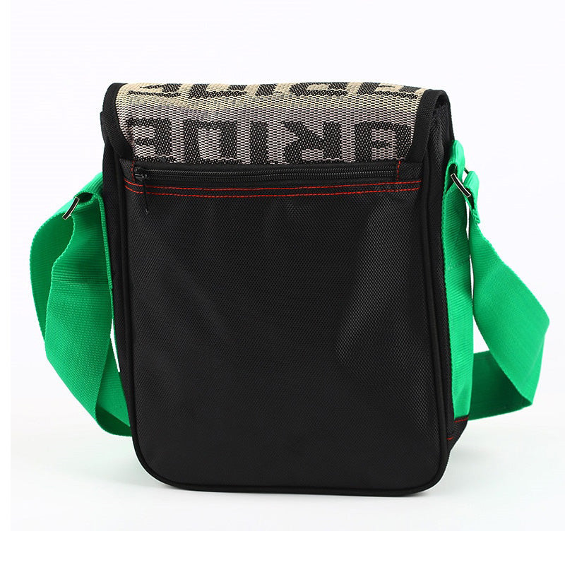 Bride Gradation Cloth Shoulder Bag with Takata Green Harness Straps - Image 3