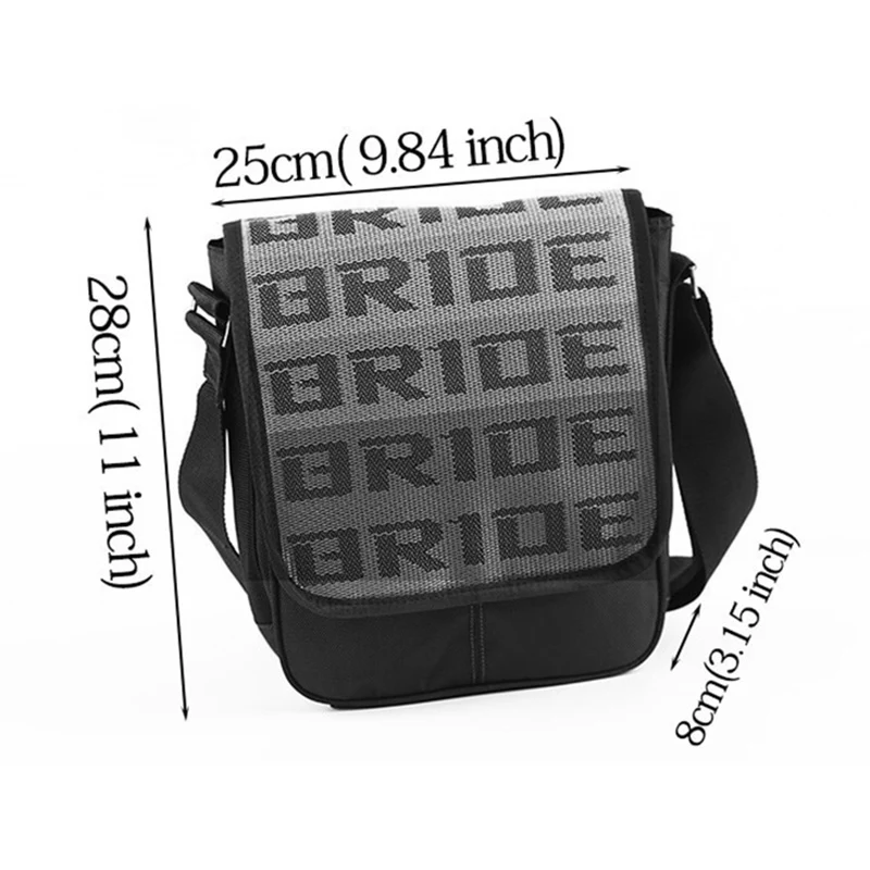 Bride Gradation Cloth Shoulder Bag with Takata Green Harness Straps - Image 8