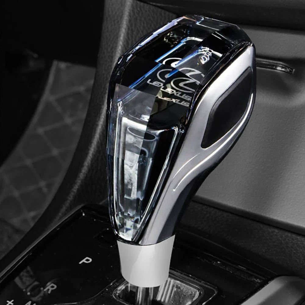 Crystal Handle Touch Motion Activated LED Car Gear Shift Knob Shifter for LEXUS - Image 4