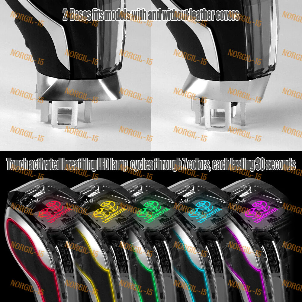 Crystal Touch Motion Activated LED Car Gear Shift Knob Shifter for TOYOTA ALL - Image 3