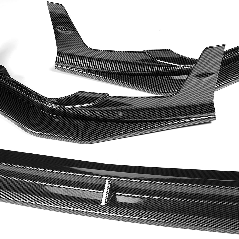 CS-Style For 2022 - 2025 Subaru WRX Front Bumper Lip Splitter -Carbon Fiber Look - Image 2
