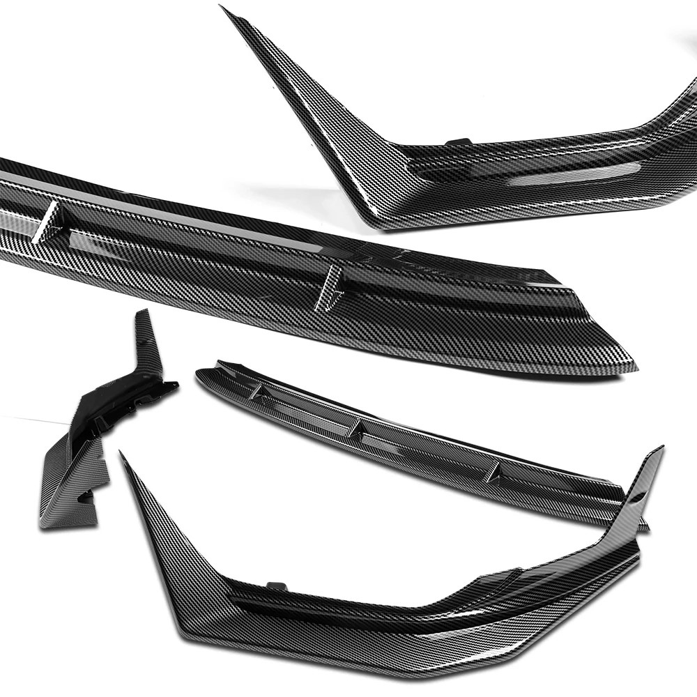 CS-Style For 2022 - 2025 Subaru WRX Front Bumper Lip Splitter -Carbon Fiber Look - Image 3