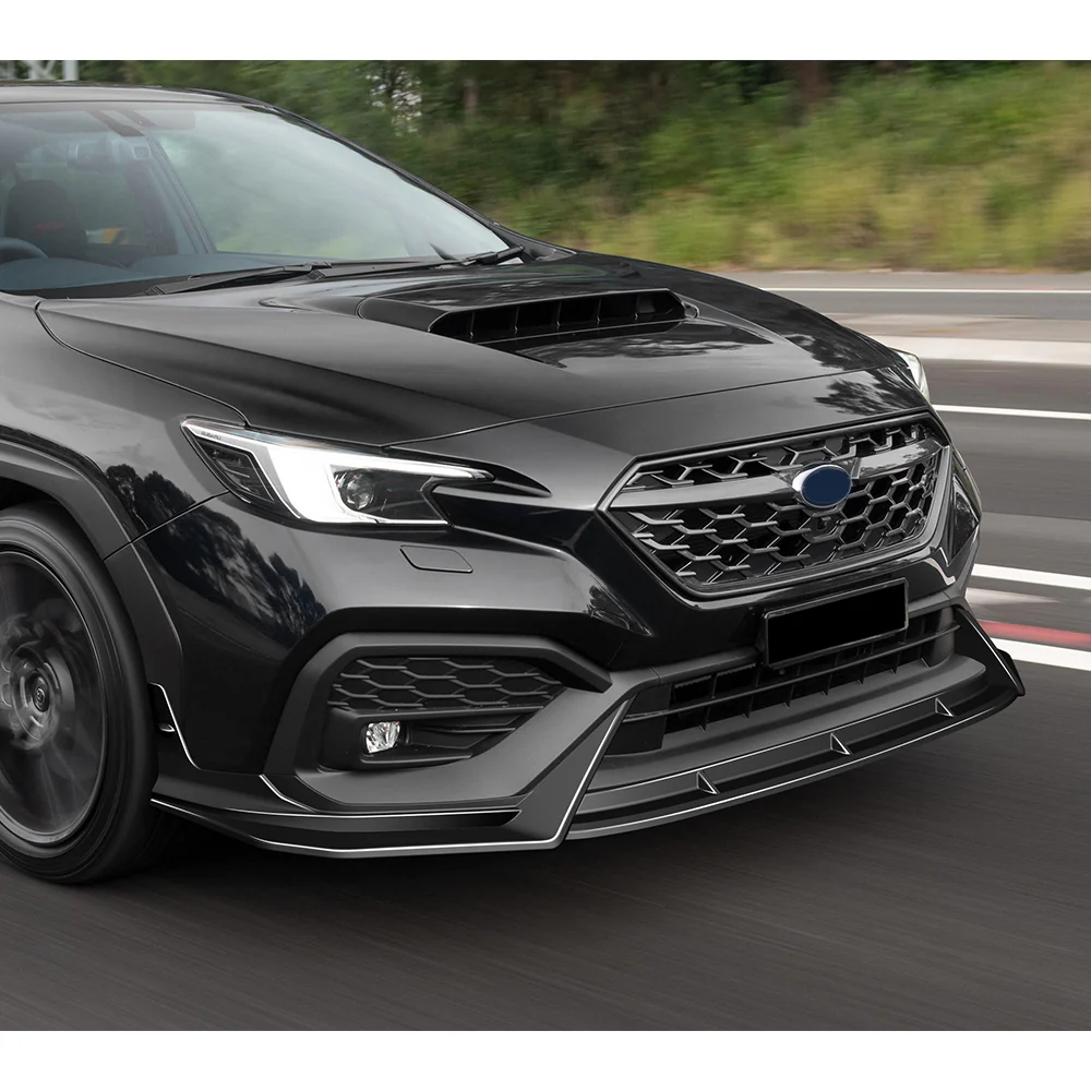 CS-Style For 2022 - 2025 Subaru WRX Front Bumper Lip Splitter -Painted Black - Image 6