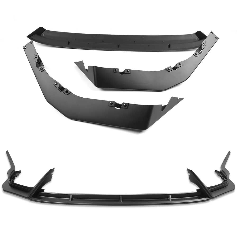 CS-Style For 2022 - 2025 Subaru WRX Front Bumper Lip Splitter -Unpainted Matte Black - Image 4