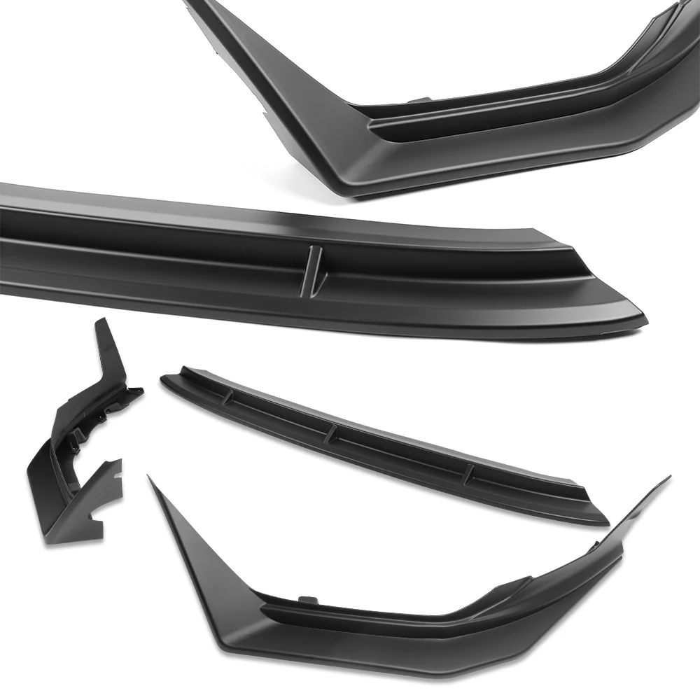 CS-Style For 2022 - 2025 Subaru WRX Front Bumper Lip Splitter -Unpainted Matte Black - Image 5