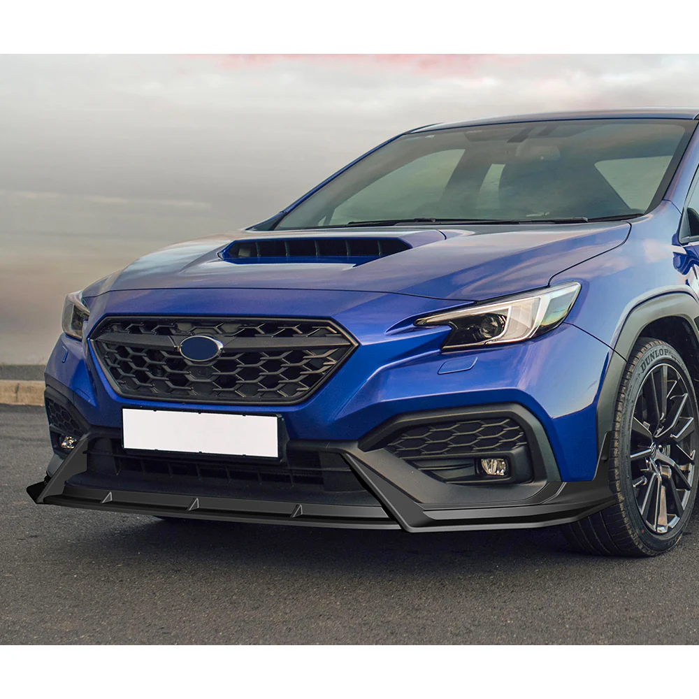 CS-Style For 2022 - 2025 Subaru WRX Front Bumper Lip Splitter -Unpainted Matte Black - Image 7