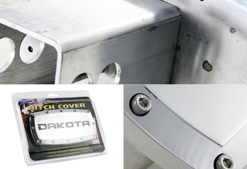 DODGE DAKOTA LOGO Hitch Cover Plug Cap For 2" Trailer Receiver with ALLEN BOLTS DESIGN - Image 3