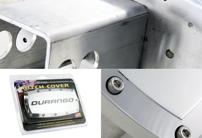 DODGE DURANGO LOGO Hitch Cover Plug Cap For 2" Trailer Receiver with ALLEN BOLTS DESIGN - Image 3