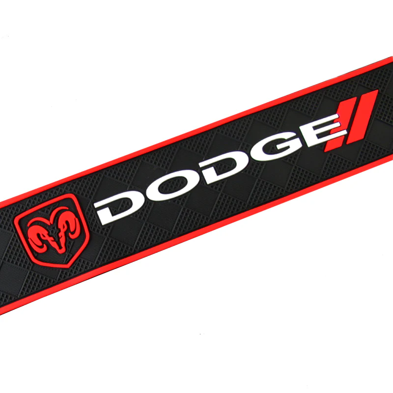 DODGE Rubber Car Rear Bumper Protector Trunk Sill Guard Scratch Pad X1 - Image 5
